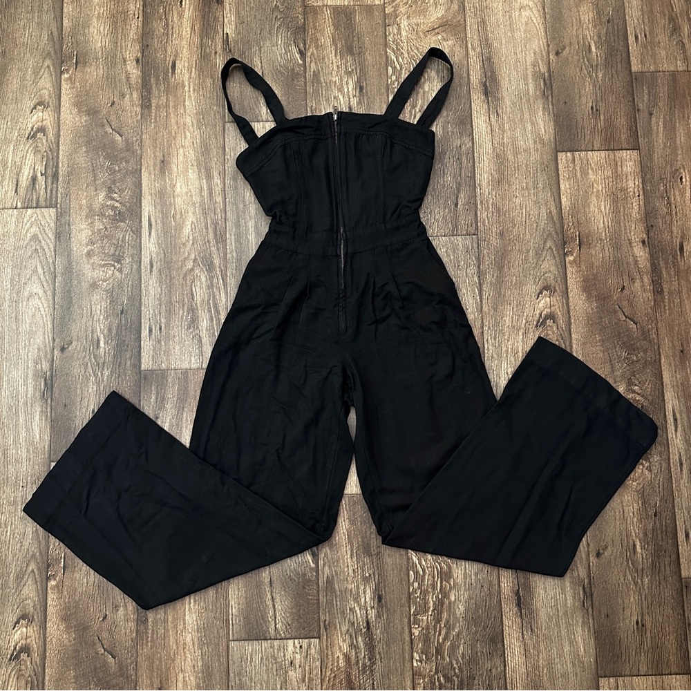 Free People CALL ON ME One Piece Jumpsuit Women’s Size S Black